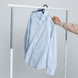 Men's Light Blue Solid Cotton Formal Shirt