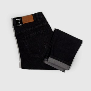 Men's Slim Fit Dark Charcoal Black Denim Jeans