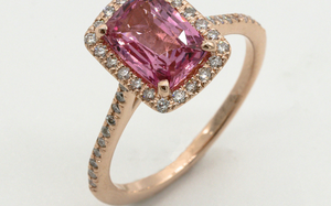 Salty Pink Diamond Ring